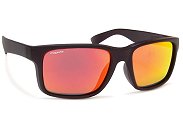 BOBS™ Floating Polarized Sunglasses FP55-Black with red mirror
